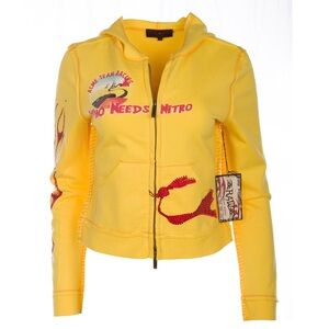 Raw7 x Looney Tunes Wile E. Coyote Hoodie - Yellow